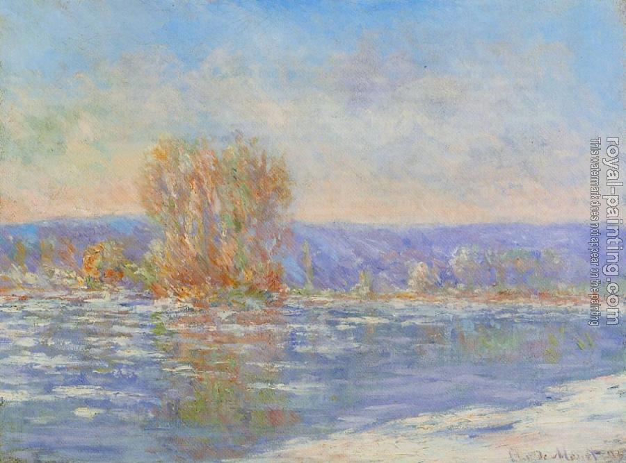 Claude Oscar Monet : Floating Ice near Bennecourt